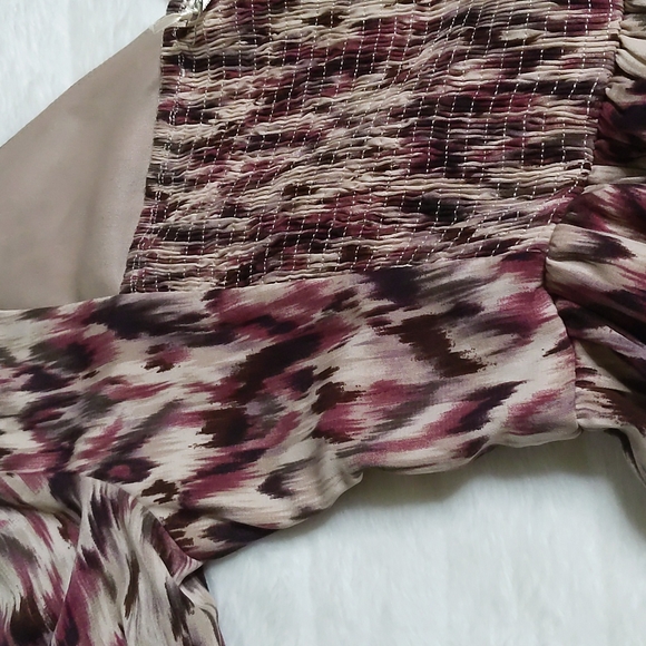 ENTRÓ • ANTHROPOLOGIE Abstract Print Midi Dress ~ NWT - Picture 10 of 13